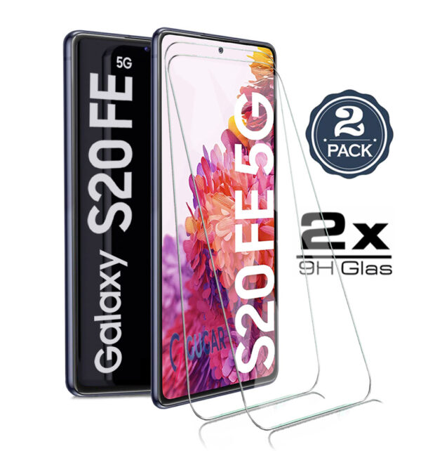 2X Samsung Galaxy S20 FE 5G Panzerglas